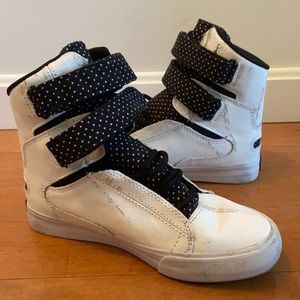 Supra Society White / Black with Design Print